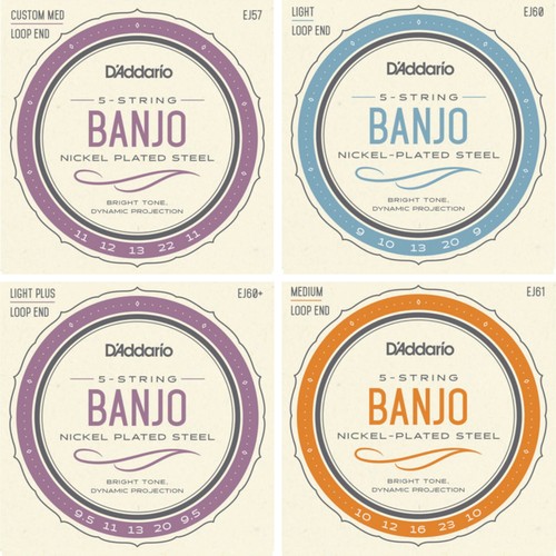 Addario string banjo - d'addario, 5