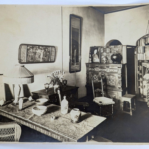 Antique photo japonisme house - japonisme,