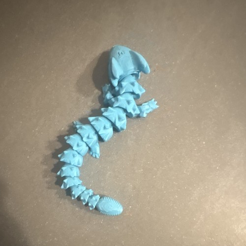 Printed blue dragon fidget - printed,