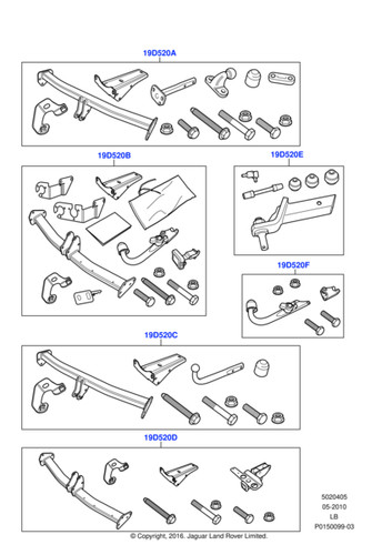 Land rover tow bracket - land,