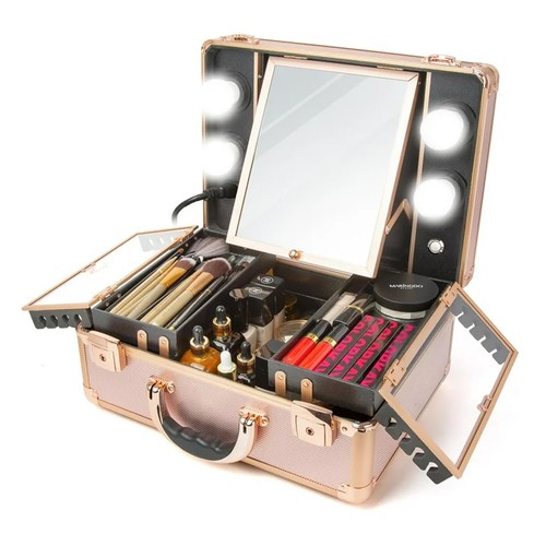 Makeup box with led - with,