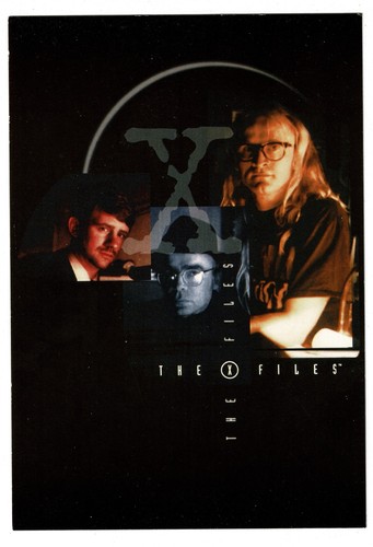 Vintage files postcard - x-files, the