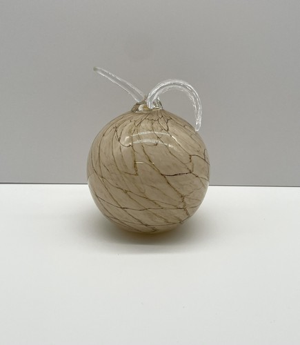 Art glass apple paper weight - glass,