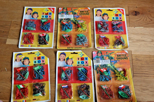 Packs vintage plastic - 6,