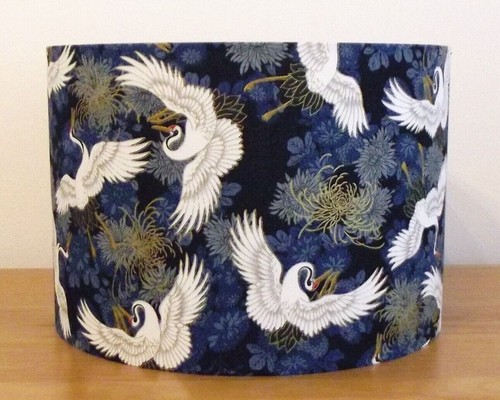 Oriental japanese cranes - cranes, navy