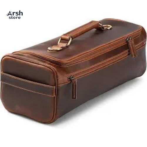Full grain leather chef - leather, knife