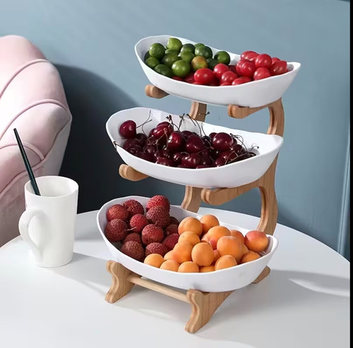 Tier wooden fruit - 3,