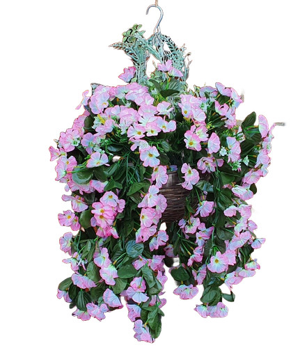 Artificial hanging basket - artificial,