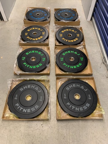 100kg set bumper olympic - set,