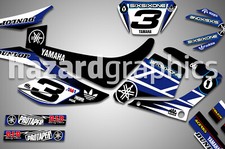 Yamaha DT DT125X DTRE-X DT125RE Graphics Sticker Decal Set (six Purplish Blue)