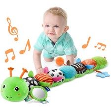 LIGHTDESIRE Baby Toys Musical Caterpillar,Infant Toys Stuffed Animals with Ruler