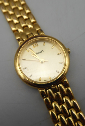 Ladies tissot gold plated - tissot,