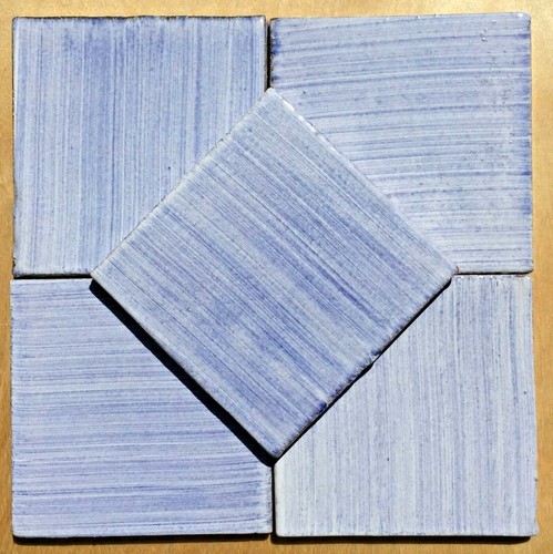 Thistle blue hand made - hand,