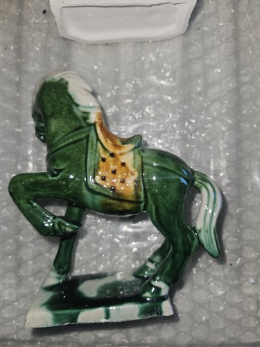 Vintage ceramic horse figure - vintage,