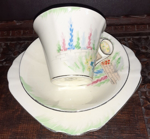 Salisbury crown china art deco - salisbury,