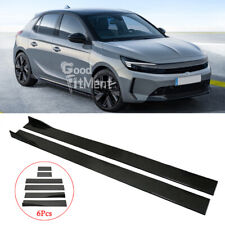 For Vauxhall Opel Corsa D E VXR Gloss Side Skirts Spoiler Lip Splitter Diffuser