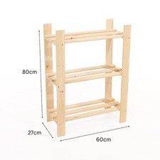 Solid Pine Slatted Storage