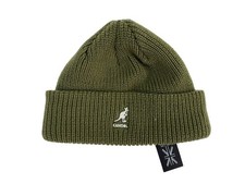 Kangol Cardinal 2 Way Beanie, Unisex Adults Beanie One Size, Olive, New