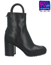 RRP€573 RANDOM IDENTITIES Leather Ankle Boots US7 UK4 EU37 Vibram Made in Italy