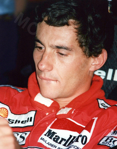 Ayrton senna contemplative - senna,
