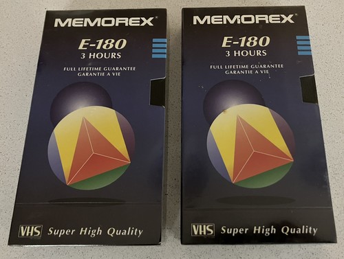 Memorex shq 180 vhs - 2, e-180