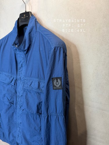 Belstaff erwin blue overshirt - blue,