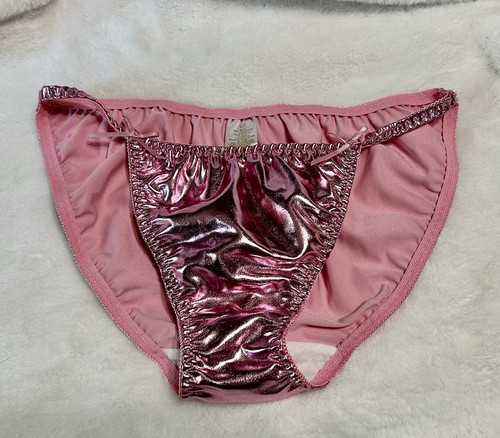 Vtg large shiny satin string - vtg,