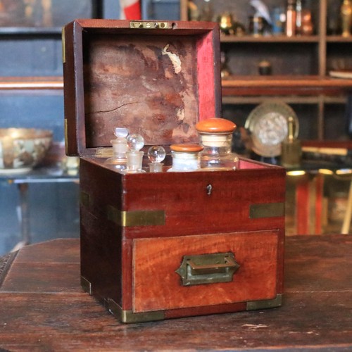 Antique mahogany apothecary - antique,