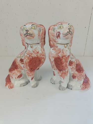 Pair antique staffordshire - pair, of