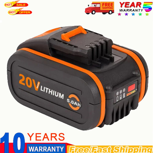 For worx 0ah 20v - 5.0ah,