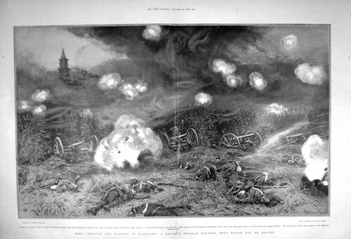 Original old antique print - original,