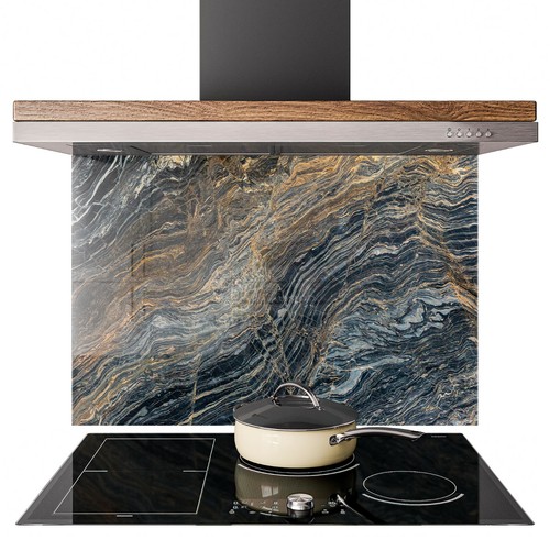 Glass splashback kitchen tile - splashback,