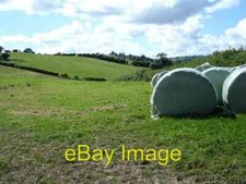 Photo 6x4 Haylage bales near Lower Bryn-Elen  c2007