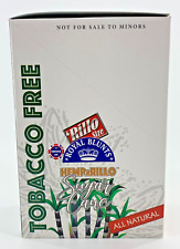 ROYAL BLUNTS SUGAR CANE RILLO SIZE 15 PACKS FULL BOX 60 TOBACCO FREE - FREE POST
