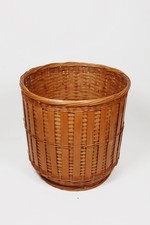 BAMBOO BASKET WASTEBASKET