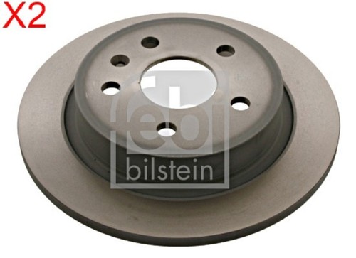 Rear brake disc pcs febi - x2,