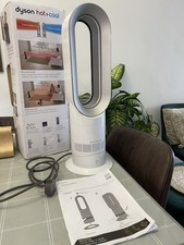 Dyson Hot+Cool Jet Focus AM09 White/Nickel Fan Heater Box Included