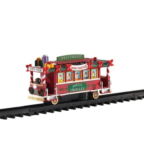 Jolly trolley lemax christmas - trolley,