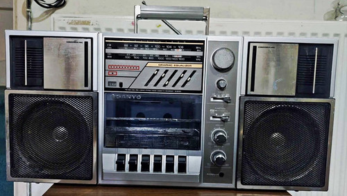 Vintage sanyo m9835k stereo - vintage,