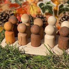 MULTICULTURAL WOODEN PEG