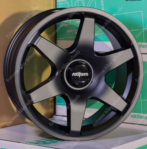 Black six alloy wheels - 19",