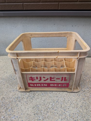 Vintage kirin beer crate - beer, retro