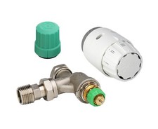 Danfoss RAS-B² Angled Dynamic TRV - 15mm Thermostatic Radiator Valve 013G7660