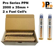 For Paslode PPN35Ci 35MM Twist Nail & Fuel Pack ( 2000 + 2 x Fuel Cell )      05