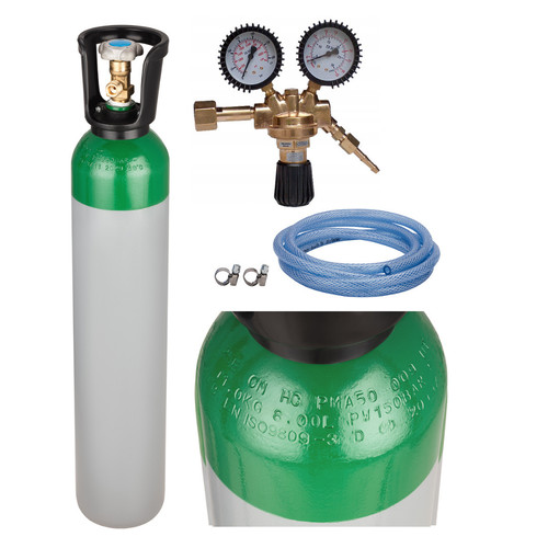 Argon gas bottle full cylinder - full,