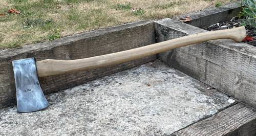 Vintage 4lb axe wood - axe,