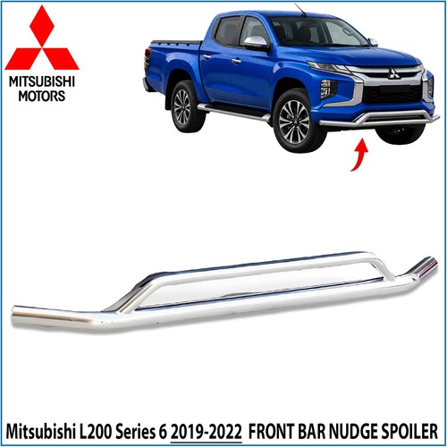 Front stainless bull bar - ,