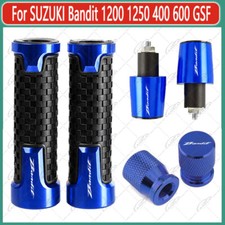 Handlebar Grip Handle Bar End Cap Tire Valve For SUZUKI Bandit 1200 1250 600 GSF