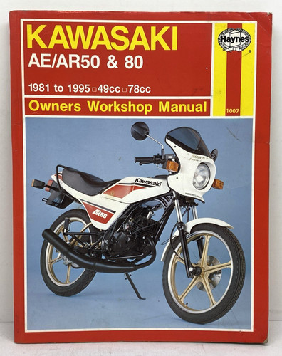 Kawasaki ar50 manual - ae/ar50, &
