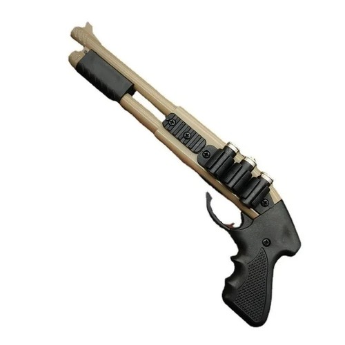 Mini alloy rubber band rifle - rubber,